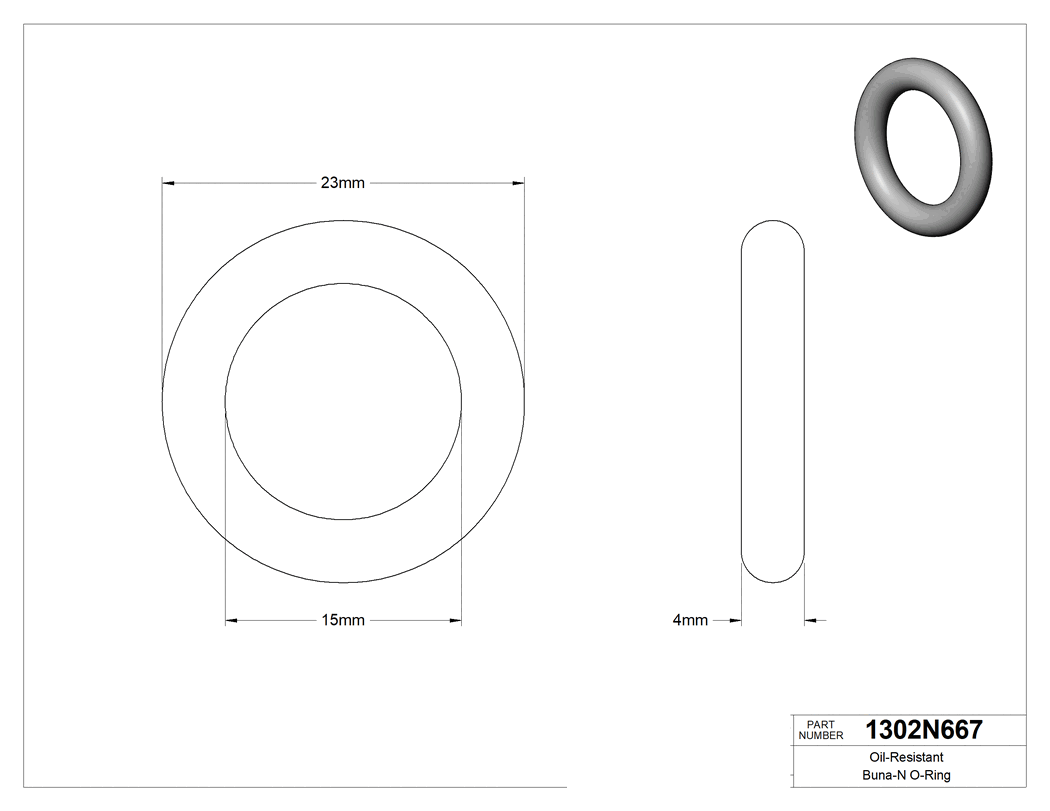 Technical drawing - 1302N667